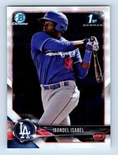 2018 Bowman Chrome Prospects Ibandel Isabel Los Angeles Dodgers #BCP47