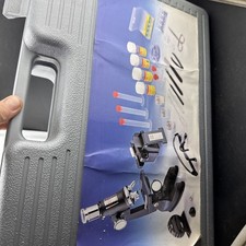 Education Science Deluxe Microscope Set With Carrying Case