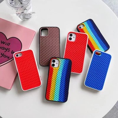 Van Sole Schuh Textur Silikon Hülle iPhone 7 8 X 11 12 13 14 15 ProMax