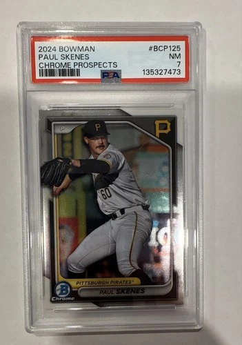 2024 Bowman - Chrome Prospects Paul Skenes #BCP-125 (RC) PSA 7