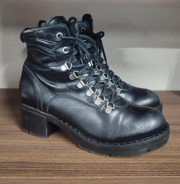 Women Nero Giardini Boots Black Leather 38.5 #BATI