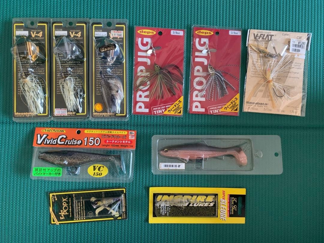 MegaBass & Japan Lures 77-Piece Hard Bait & Spinnerbait Set for Fishing - Image 2