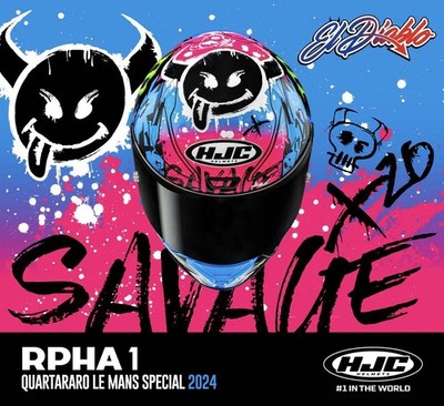 HJC RPHA 1 Quartararo Le Mans Special 2024 - Integralhelm Helmet - L 58/59 - New