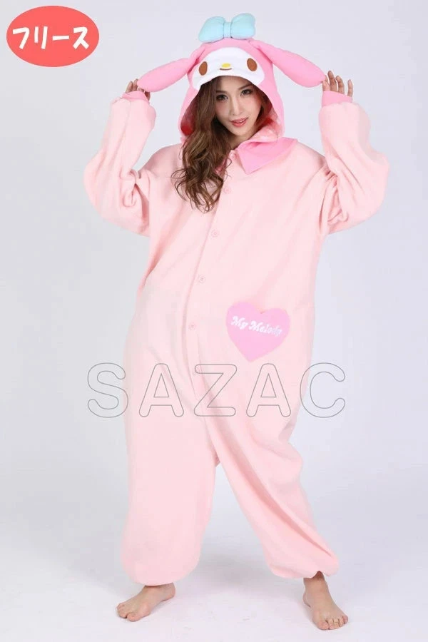 Disfraz de Disfraz de Halloween Sanrio My Melody Kigurumi Usar Unisex Talla Gratis Foto 2 de 4