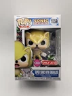 Funko Pop! Plus Super Sonic With Emeralds #1059 Flocked Target Ex w protector