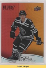 2021-22 Upper Deck Allure Rainbow Red Orange Wyatt Kalynuk #R-18 READ 1r79