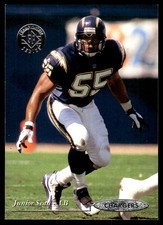 Junior Seau 1995 SP Championship #199 Chargers NFL READ FREE SHIP AutographDen