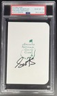 Scottie Scheffler Masters Scorecard Signed Autograph PSA/DNA MT 10 Encapsulated