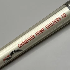 VTG Ballpoint Pen CHAMPION HOME BUILDERS CO. Dryden MI Claysburg PA Bradenton FL