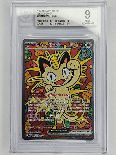 Meowth ex graded BGS 9 for sale on eBay