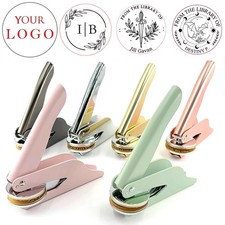 Custom Embosser Stamp Personalized Logo Monogram Seal for Weddings