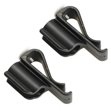 Black Golf Club Bag Clip On Putter Clamp Holder Putting Organizer Ball Marker