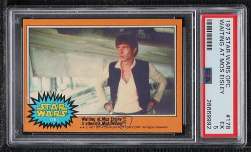 1977 OPC Star Wars #178 Waiting at Mos Eisley — PSA 5