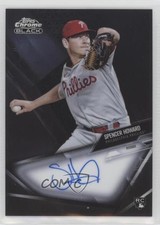 2021 Topps Chrome Black Chrome Black Auto Spencer Howard #CBA-SHO Auto 1e0a