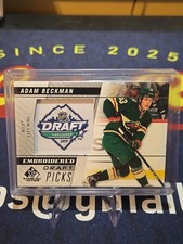 2021-22 SP Game Used Hockey Embroidered Draft Picks Adam Beckman #94