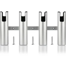 Marinebaby Aluminum Fishing Boat Rod Holder,3/4 Link Tube Aluminum Rod Rack, ...