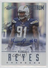 2012 Panini Absolute Rookie Spectrum Platinum 7/25 Kendall Reyes #152 Auto 9u7