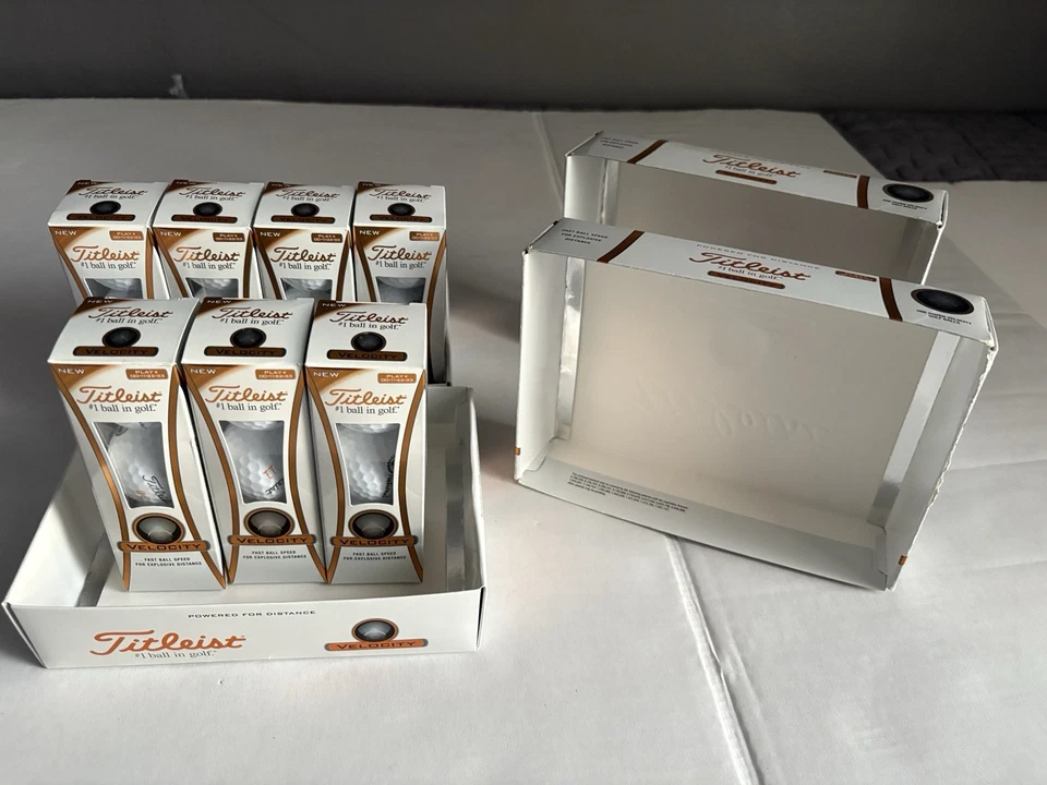 Titleist Velocity Golf Balls 12 Pack – New Sealed White – Powered for Distance - Image 4 of 4