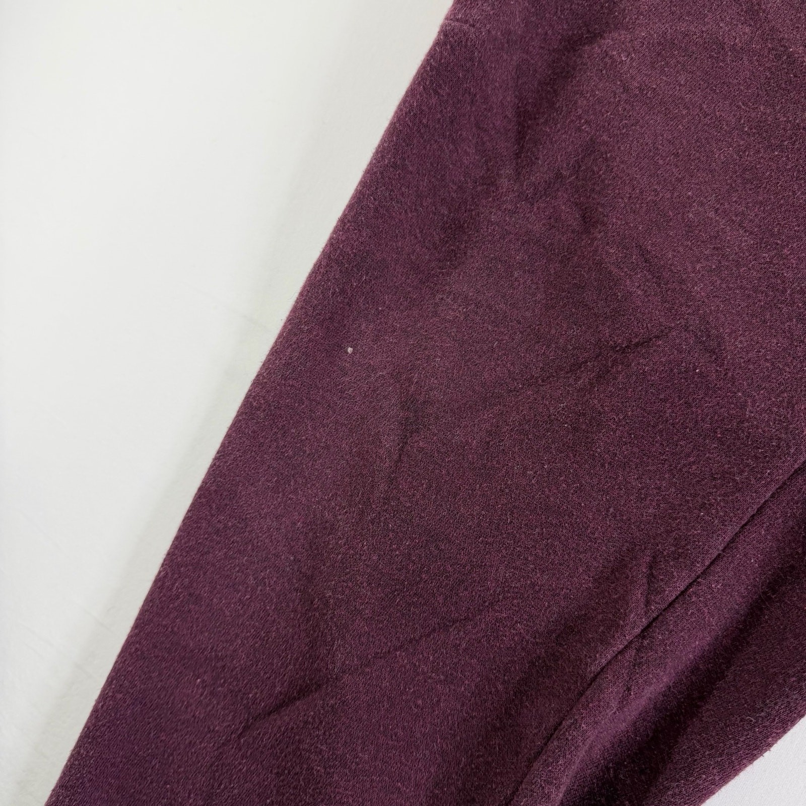 Womens Adidas 3-Stripe Fleece Sweatpants Athletic Training XL Maroon Red Joggers thumbnail 4