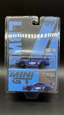 Mini GT 1:64 LB-Silhouette WORKS GT NISSAN 35GT-RR Ver.2 LBWK Blue #299 New