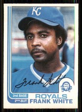 1982 O-Pee-Chee Frank White Kansas City Royals #156
