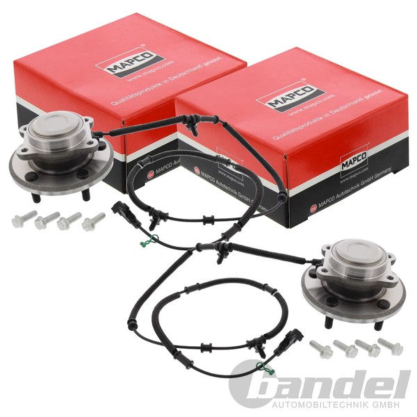 2X Mapco RADLAGER-SATZ Hinten Passend FüR Chrysler Grand Lancia Voyager VW Routa-image