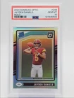JAYDEN DANIELS 2024 DONRUSS OPTIC RATED ROOKIE HOLO  PRIZM A RC PSA 10 Q0004