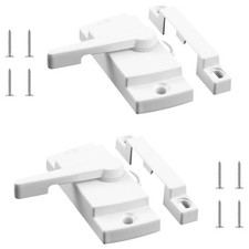 Window Sash Locks, 2 PCS Window Latches , Window Locks for up and Down Window...