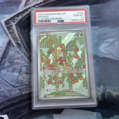 PSA 10 Shuckle 136 Pokémon Single, Mega Evolution Gem Mint