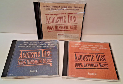 Collection Of 3 CDs Acoustic Disc 100% Homemade Music
