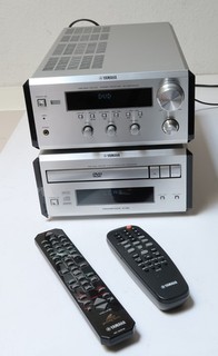 Yamaha Pianocraft Stereo Anlage RX E600MK2 Receiver DVD E600MK2 DVD/CD Player