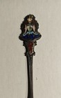 Antique Silver Enamel Souvenir Spoon Glasgow 1900 — photo 3