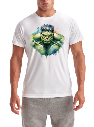 New With Tags / Incredible Hulk T-Shirt / Tri Dri Quality Wicking Tee - Picture 9 of 10