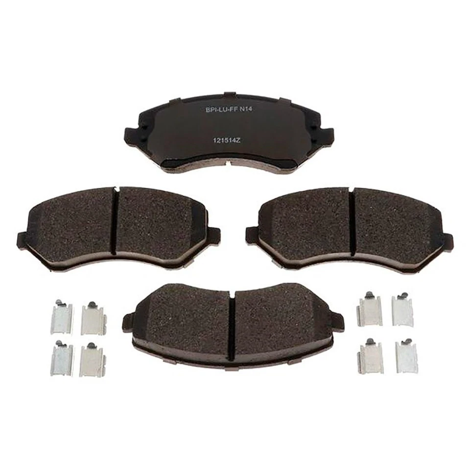 Rotores de freno delanteros traseros y pastillas de freno de cerámica para Jeep Liberty 2003-2007 Foto 2 de 4