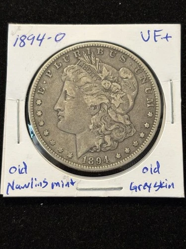 1894-O Morgan Silver Dollar VF++ Old Nawlins Mint, Hard Date, Old Gray Skin Tone