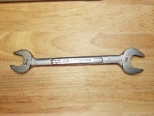 Vintage Craftsman 3/4" x 7/8" SAE Double Open End Wrench Made In USA -V-