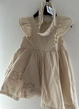 Mothercare 6-9 Months Disney Bambi & Thumper Lined Dress, Pants & Hairband