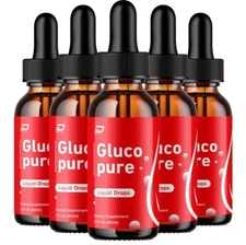 (5 Pack) Gluco Pure Drops Healthy Blood Support Formula – GlucoPure Dietary