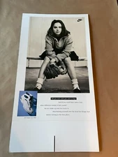 Vintage Nike Womens Large Cardboard Poster Display | 2 Unique Ad Sides | Rare!