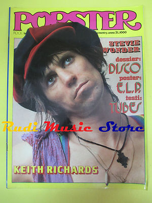rivista POPSTER 24/1979 Keith Richards Stevie Wonder Tube Toto Ian Dury  No cd