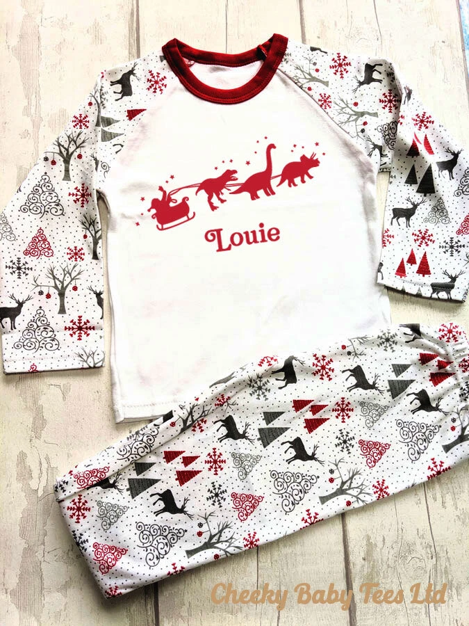 Personalised xmas jammies sale