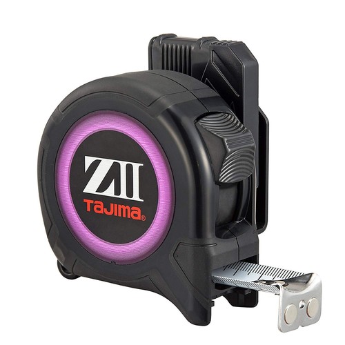 TAJIMA MEASURING TAPE WITH HOLDER "SEFCONVEZⅡ" (W25mm/L5.5m) SFZ2M25
