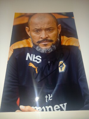 Signiertes Foto Nuno Espirito Santo Wolverhampton Wanderers NEU 