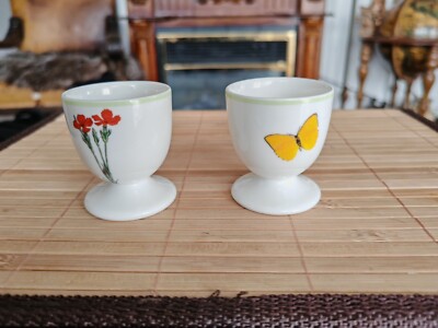 Dibbern Summergarden 2 Eierbecher neu Rar