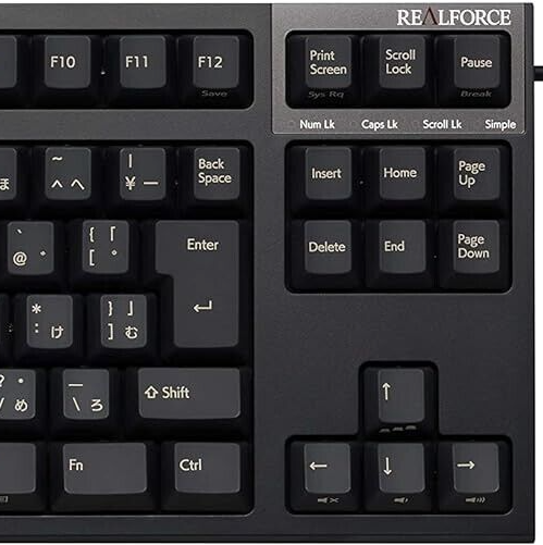 REALFORCE R3S Keyboard Tenkeyless Wired 45g Japanese Layout R3SC11