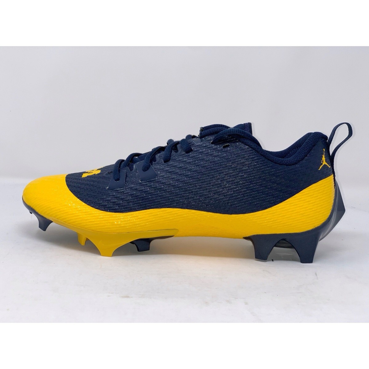 Air Jordan Vapor Edge Speed 2 Michigan Wolverines Cleats PE Size