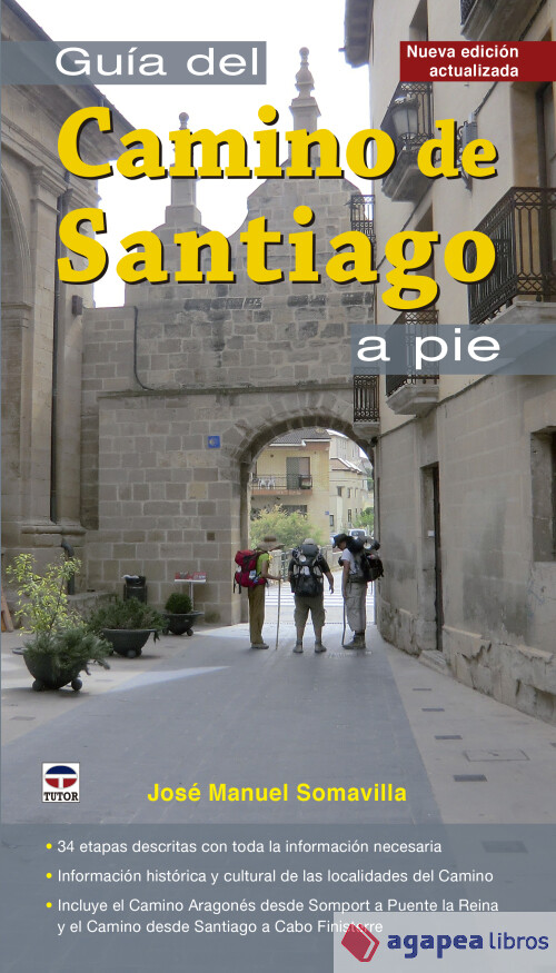 Guía del Camino de Santiago a pie. NUEVO. ENVÍO URGENTE (Librería Agapea)