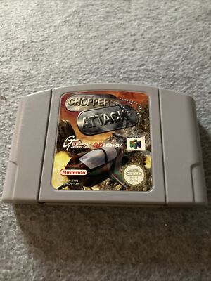 Chopper Attack - Nintendo 64 N64 Game - Excellent Condition
