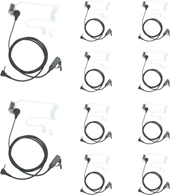 10x 2.5mm Headset for Motorola Talkabout T200 MR350R MH230R T460 Two Way Radio 