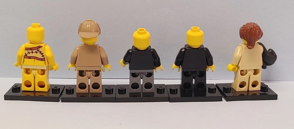 Lego Series 5 Minifigures Cave Woman Detective Gangster Graduate Zookeeper 2011 - Image 3 of 4